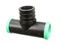 Full Flow Female Combination Teepiece